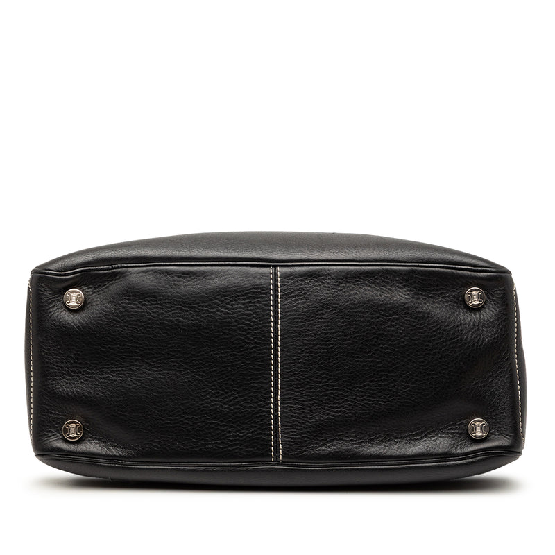Leather Boogie Clasp Handbag - Image 3