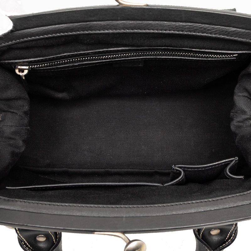 Leather Boogie Clasp Handbag - Image 4