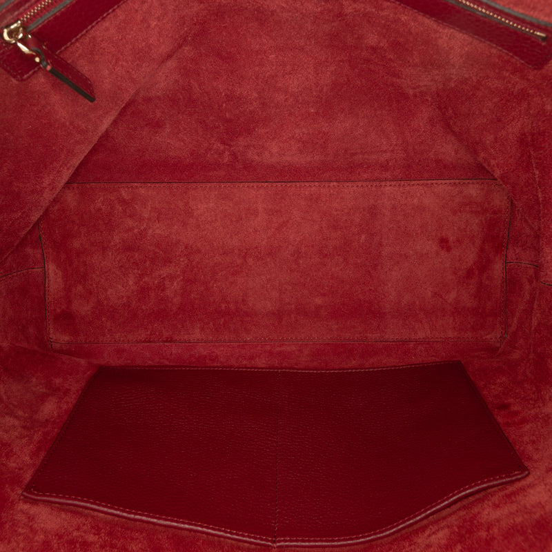 Large Grained Calfskin Rockstud Shopper Tote - Image 4