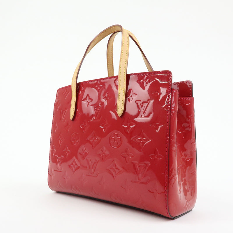 Louis Vuitton Catalina Monogram Vernis Red Patent_leather Bag