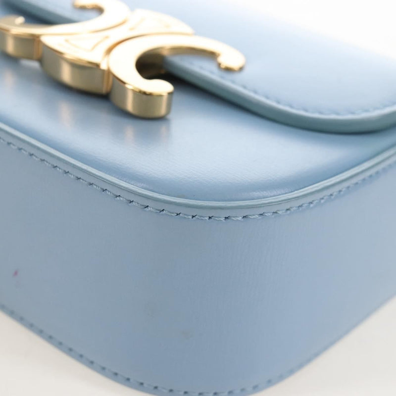 Celine Claude Leather Blue Bag