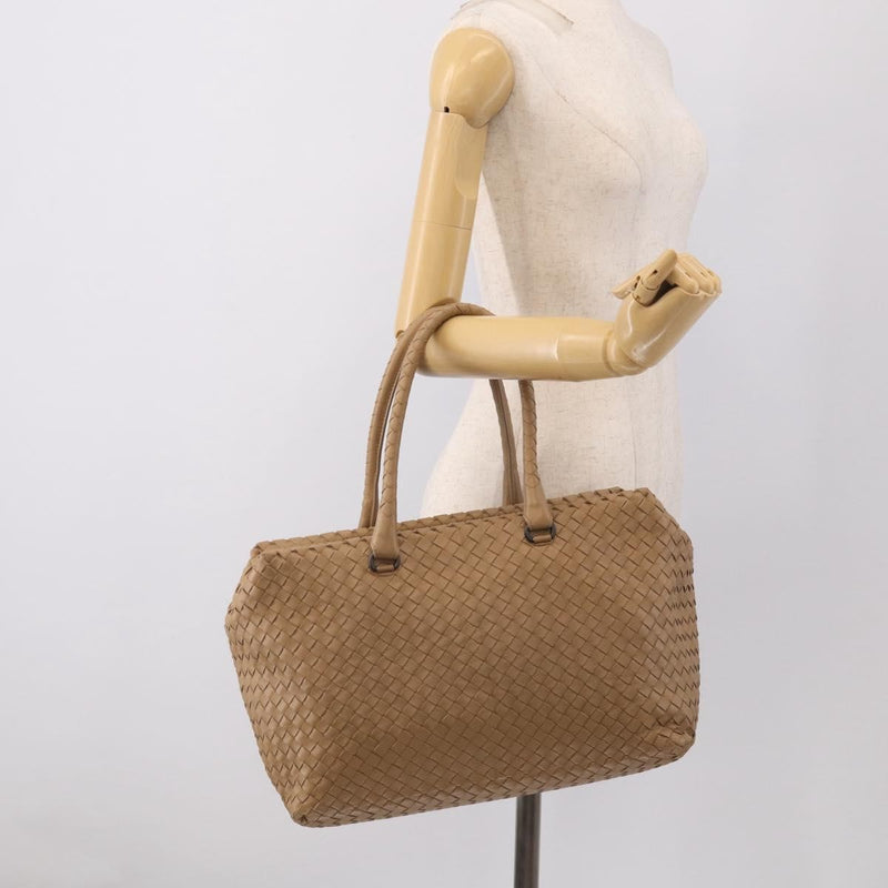 Bottega Veneta Brick Intrecciato Nappa Brown Leather Bag