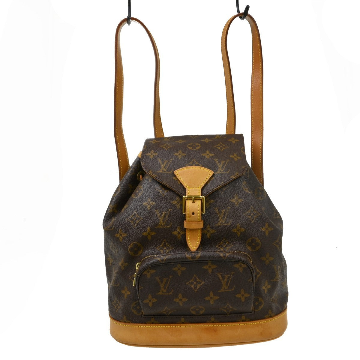 Louis Vuitton Vintage Montsouris Monogram Canvas Brown Bag
