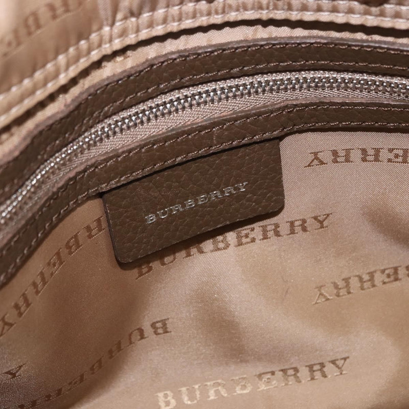 Burberry Nova Check Canvas Brown Bag