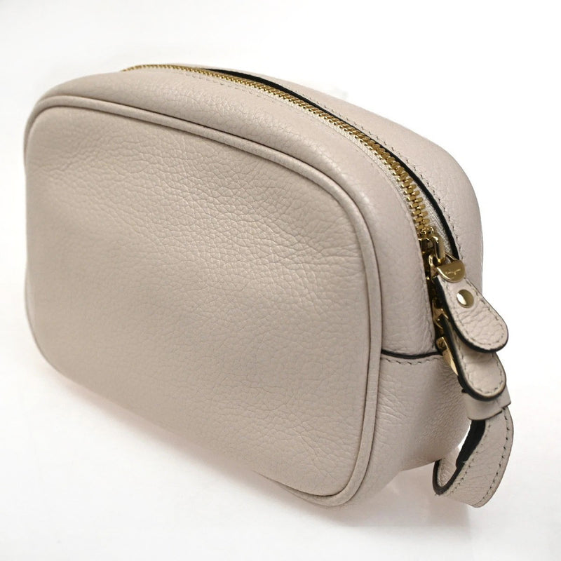 Salvatore Ferragamo City Camera Leather White Bag