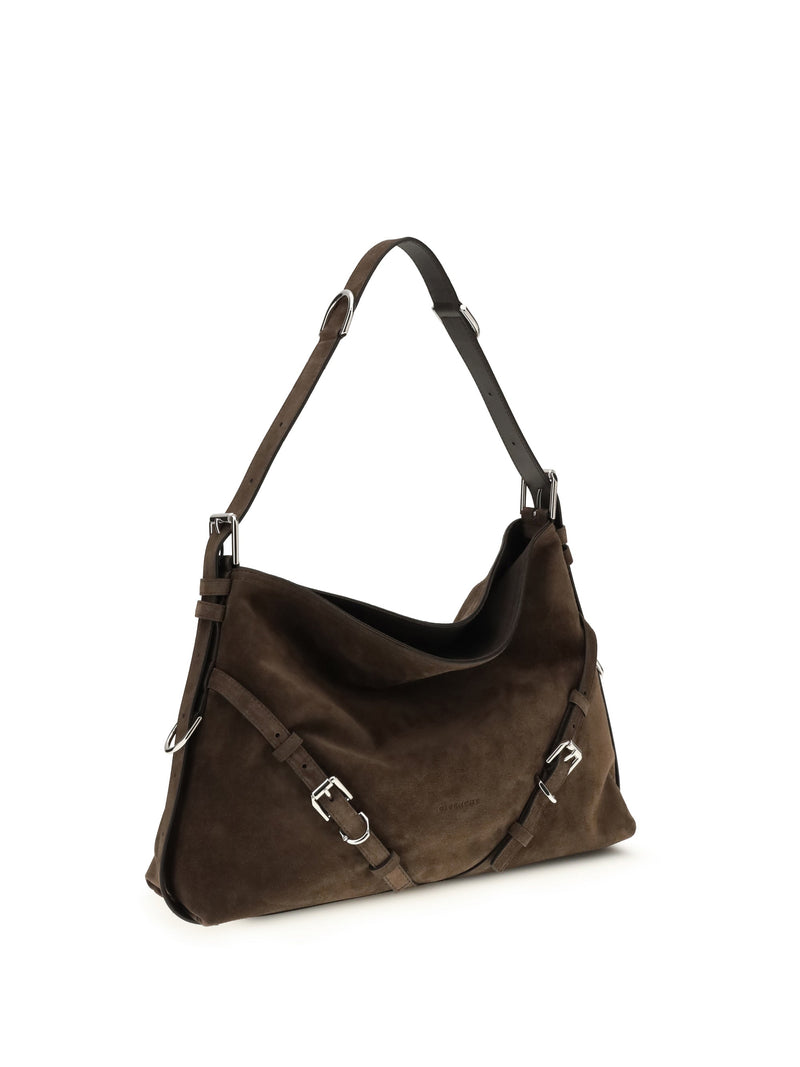 Givenchy Shoulder Bag — Brown Calf Suede