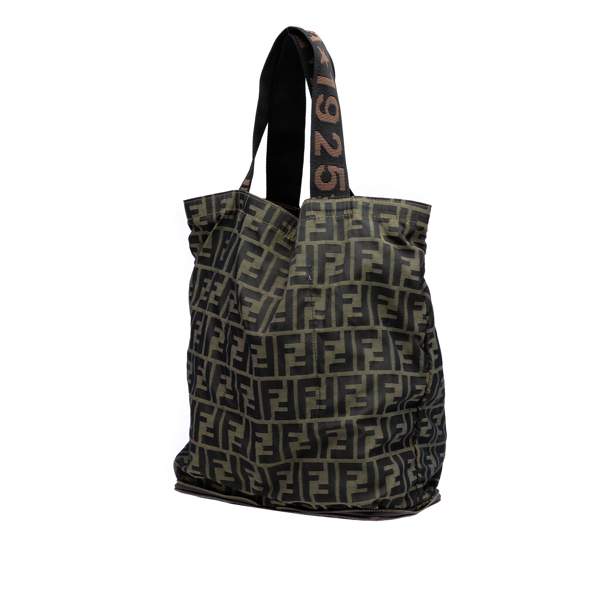 Zucca Canvas and Nylon Foldable Tote - Image 2