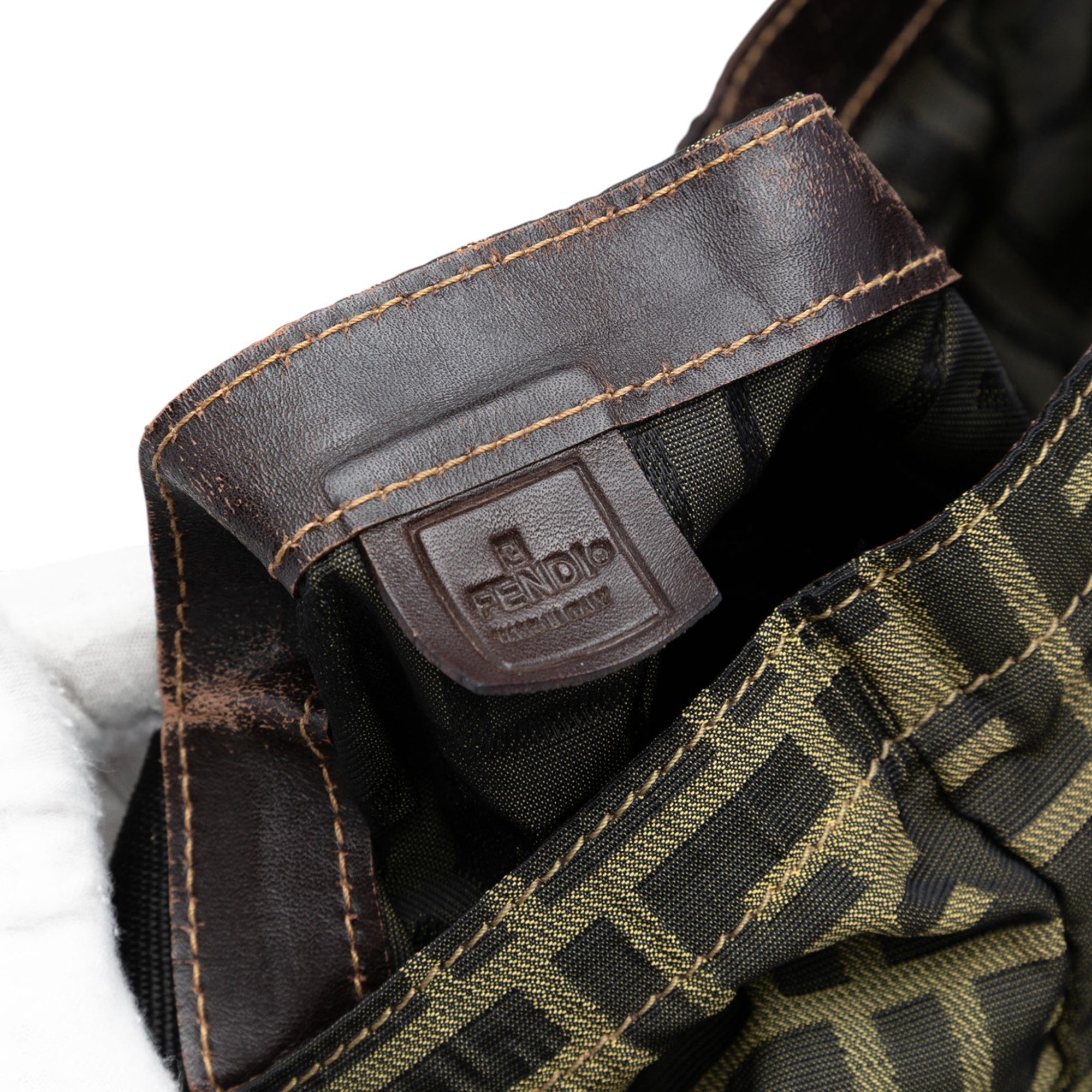 Zucca Canvas and Nylon Foldable Tote - Image 5
