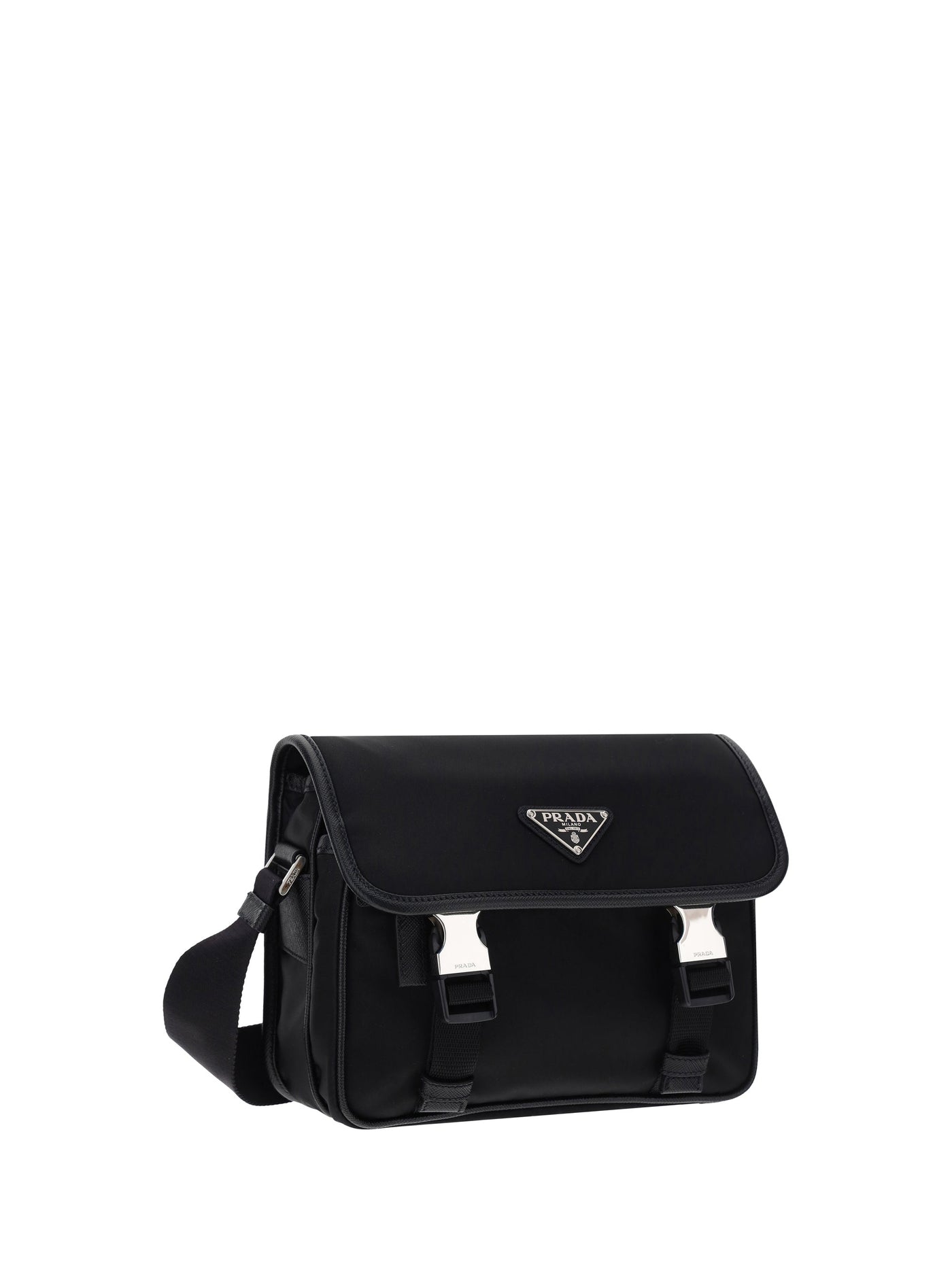 Prada Re-Nylon Shoulder Bag — Black Polyamide
