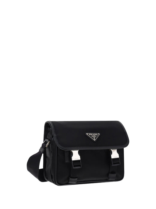 Prada Re-Nylon Shoulder Bag — Black Polyamide
