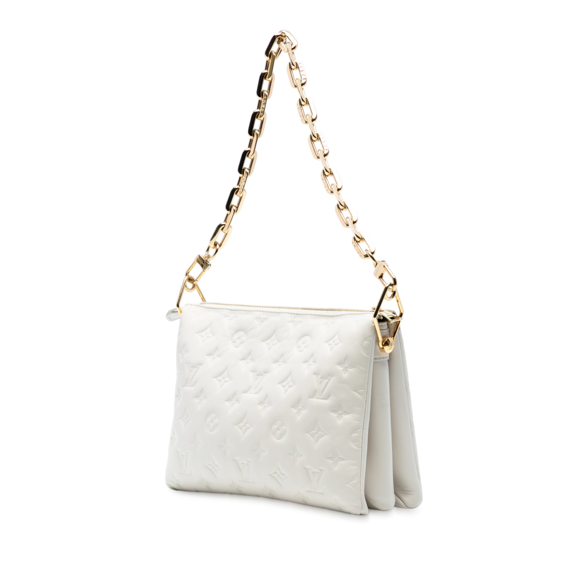Monogram Embossed Puffy Lambskin Coussin PM - Image 2