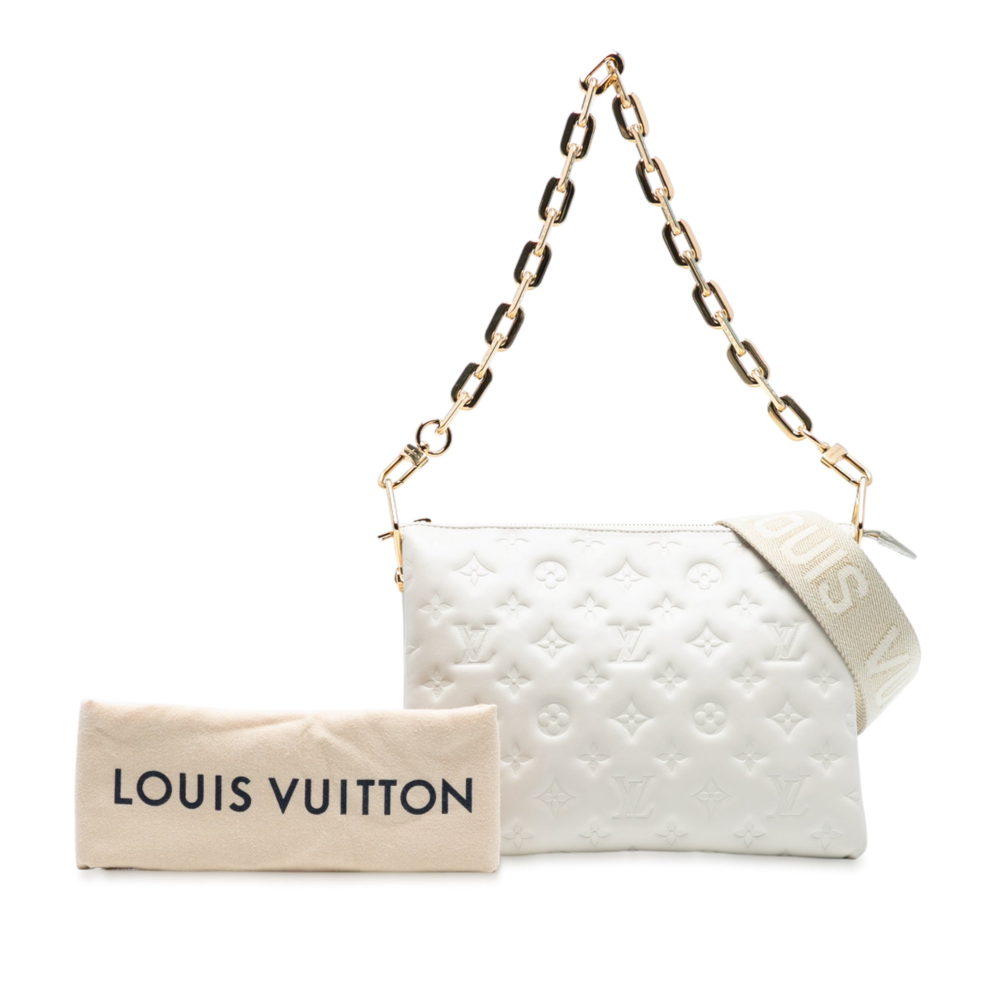 Monogram Embossed Puffy Lambskin Coussin PM - Image 7