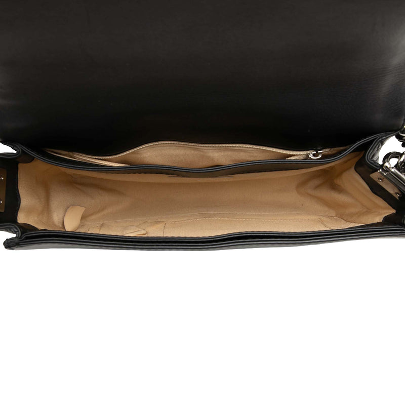 Medium Woven Calfskin Boy Reverso Flap - Image 4