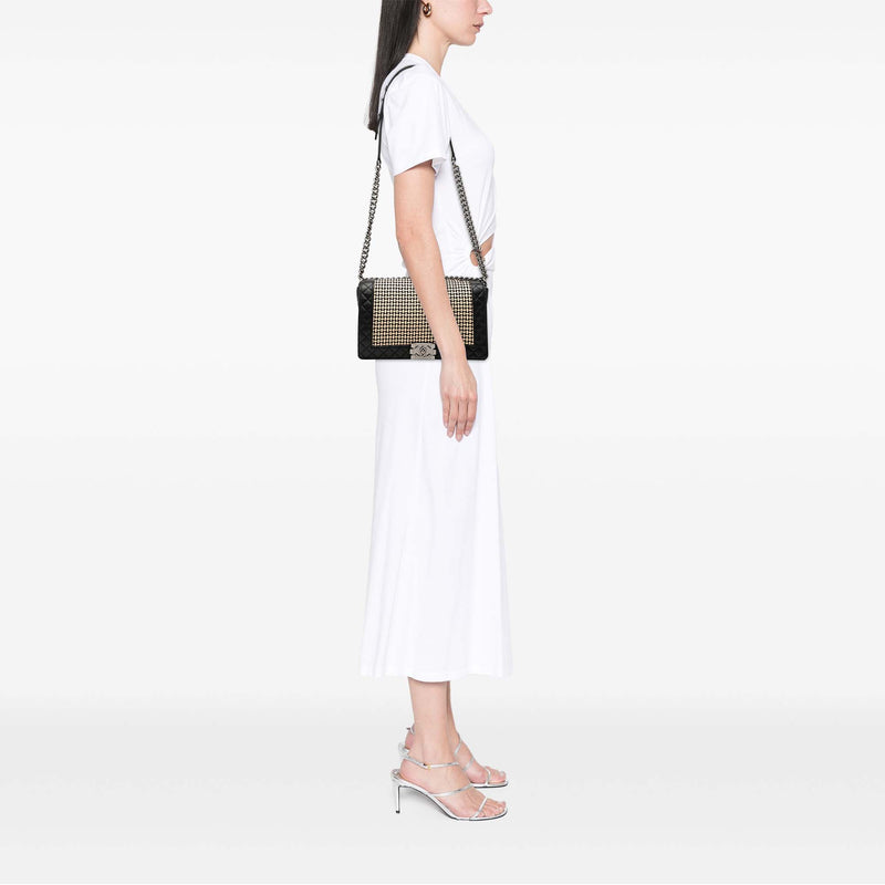 Medium Woven Calfskin Boy Reverso Flap - Image 7