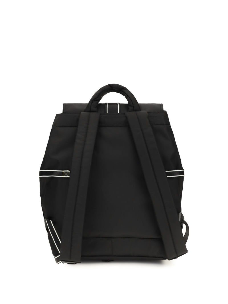 Ganni Re-Tech Recycled Polyamide Backpack — Black