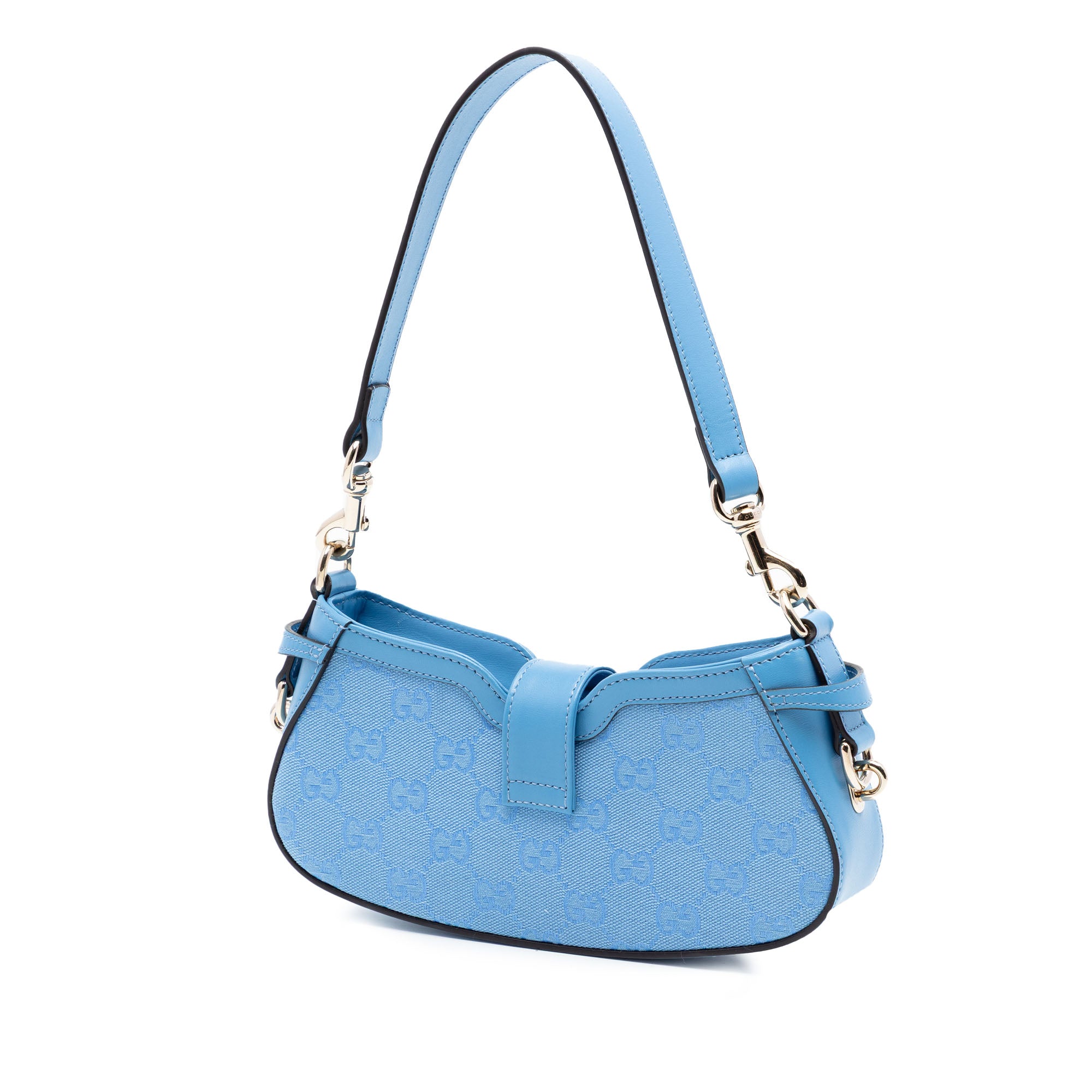 Mini GG Canvas Moon Side Shoulder Bag - Image 2