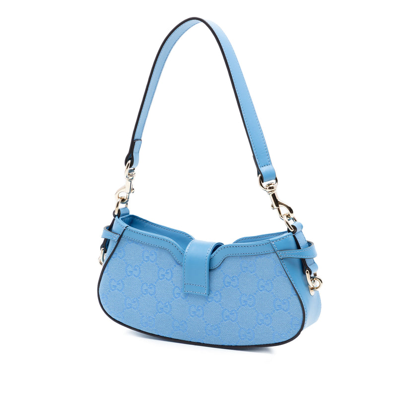 Mini GG Canvas Moon Side Shoulder Bag - Image 2