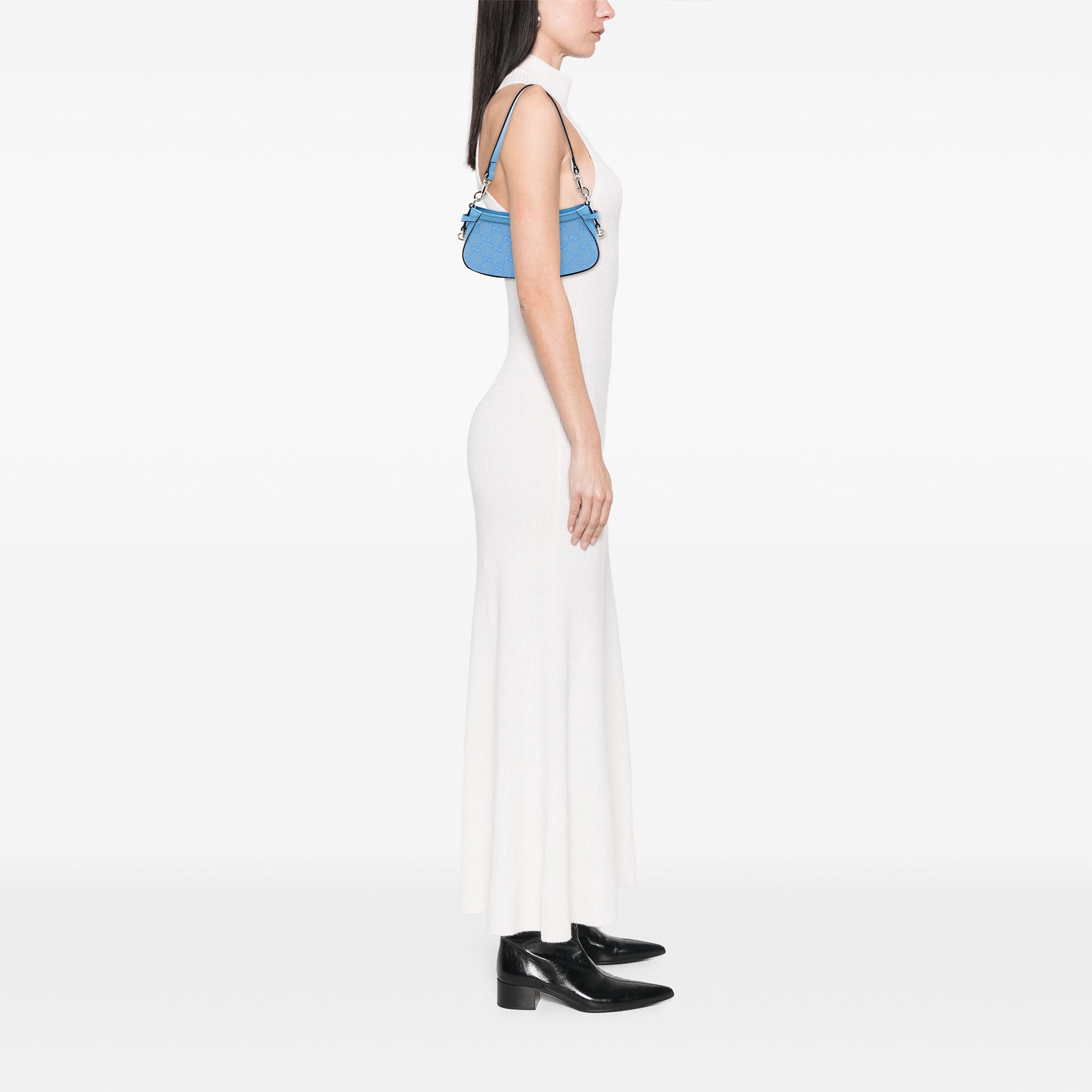 Mini GG Canvas Moon Side Shoulder Bag - Image 6
