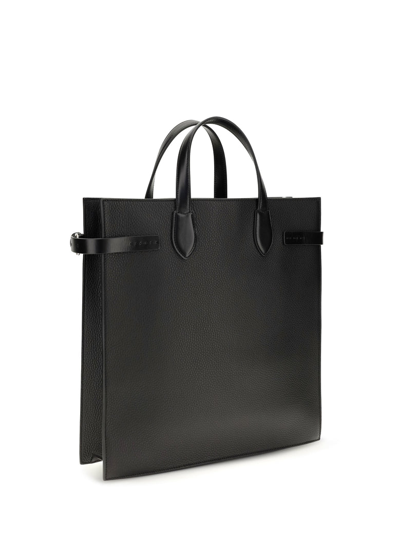 Valentino Garavani Grained Calf Leather Shoulder Bag — Black Bos Taurus