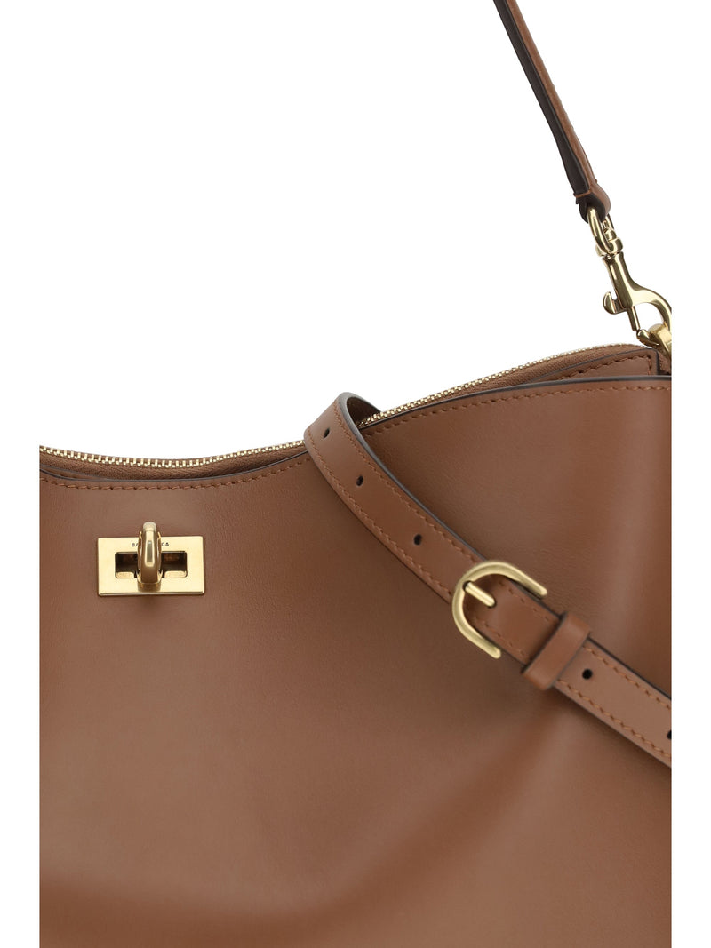 Balenciaga Rodeo Shoulder Bag — Brown Calf Leather Bos Taurus