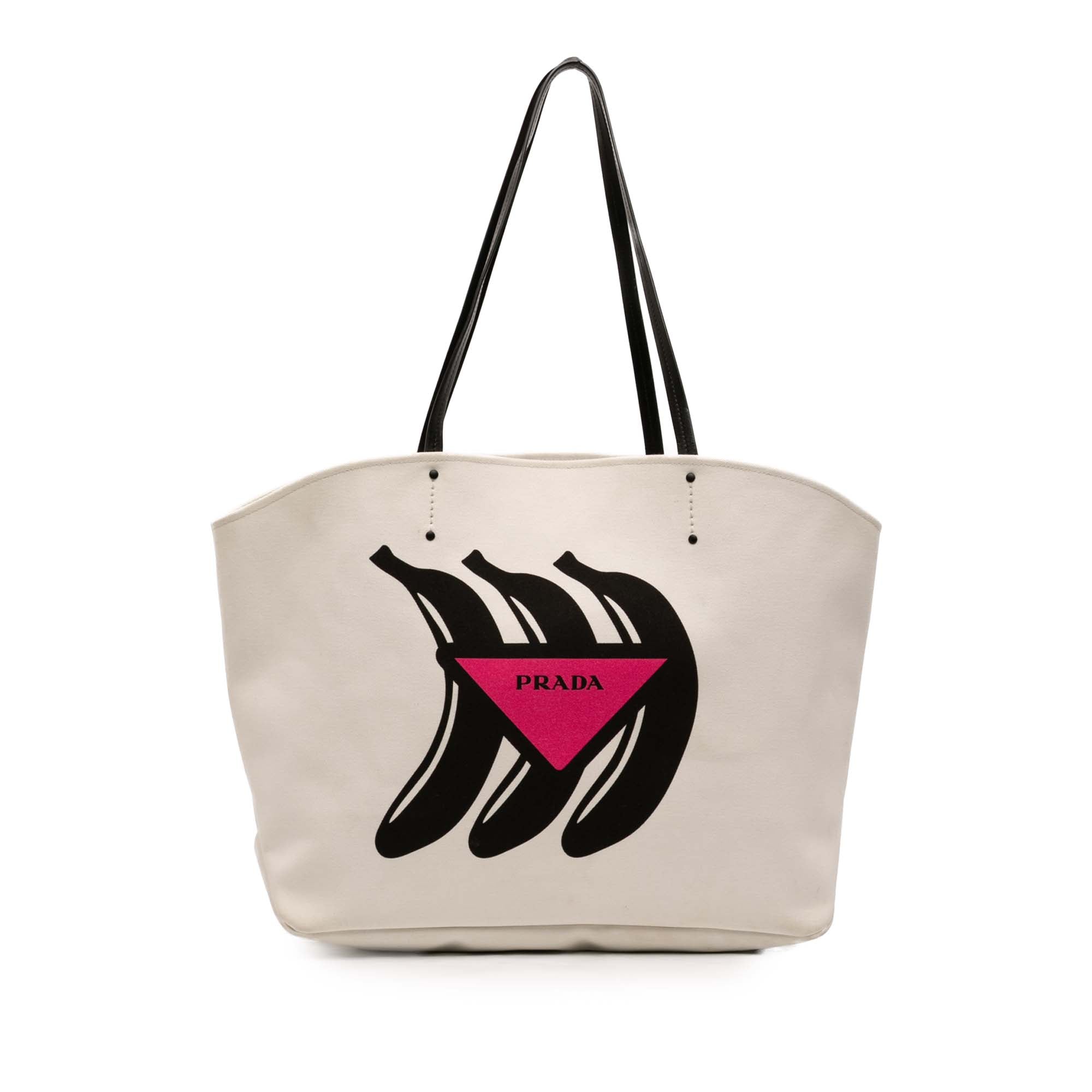 Canvas Canapa Printed Banana Tote - Image 1