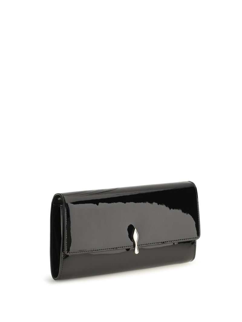 Christian Louboutin Bettina Wallet — Black Calf Leather Bos Taurus