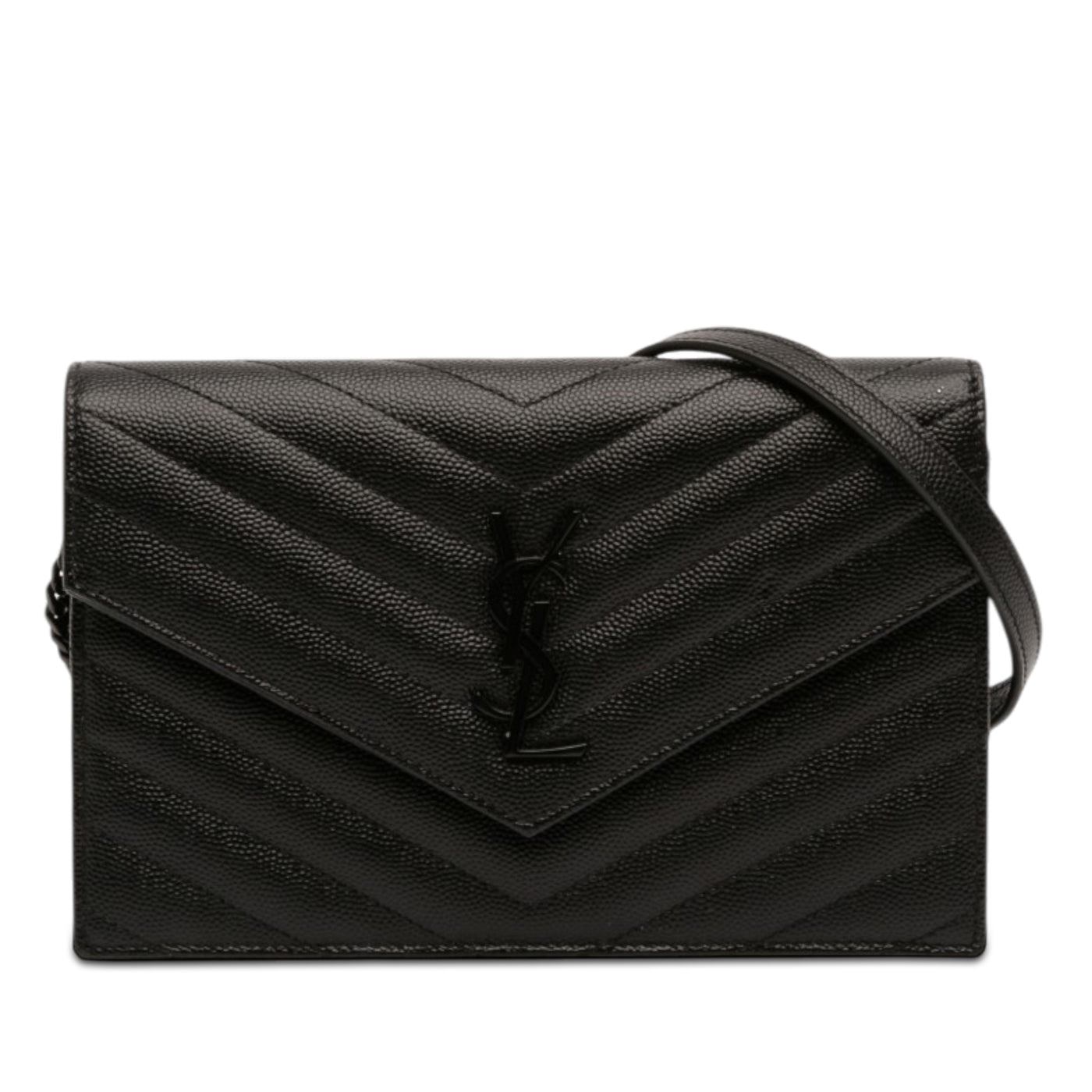 Grain De Poudre Cassandre Monochrome Envelope Chain Wallet - Image 1