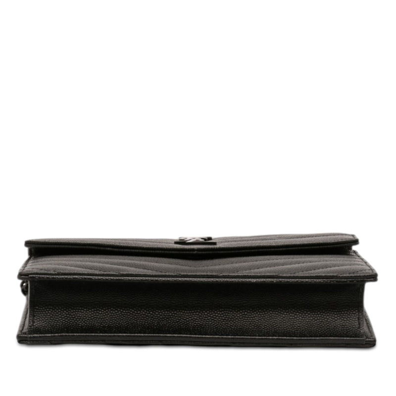Grain De Poudre Cassandre Monochrome Envelope Chain Wallet - Image 3