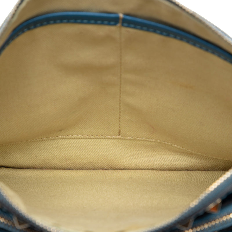 Leather Rockstud Triple Zip Crossbody - Image 4
