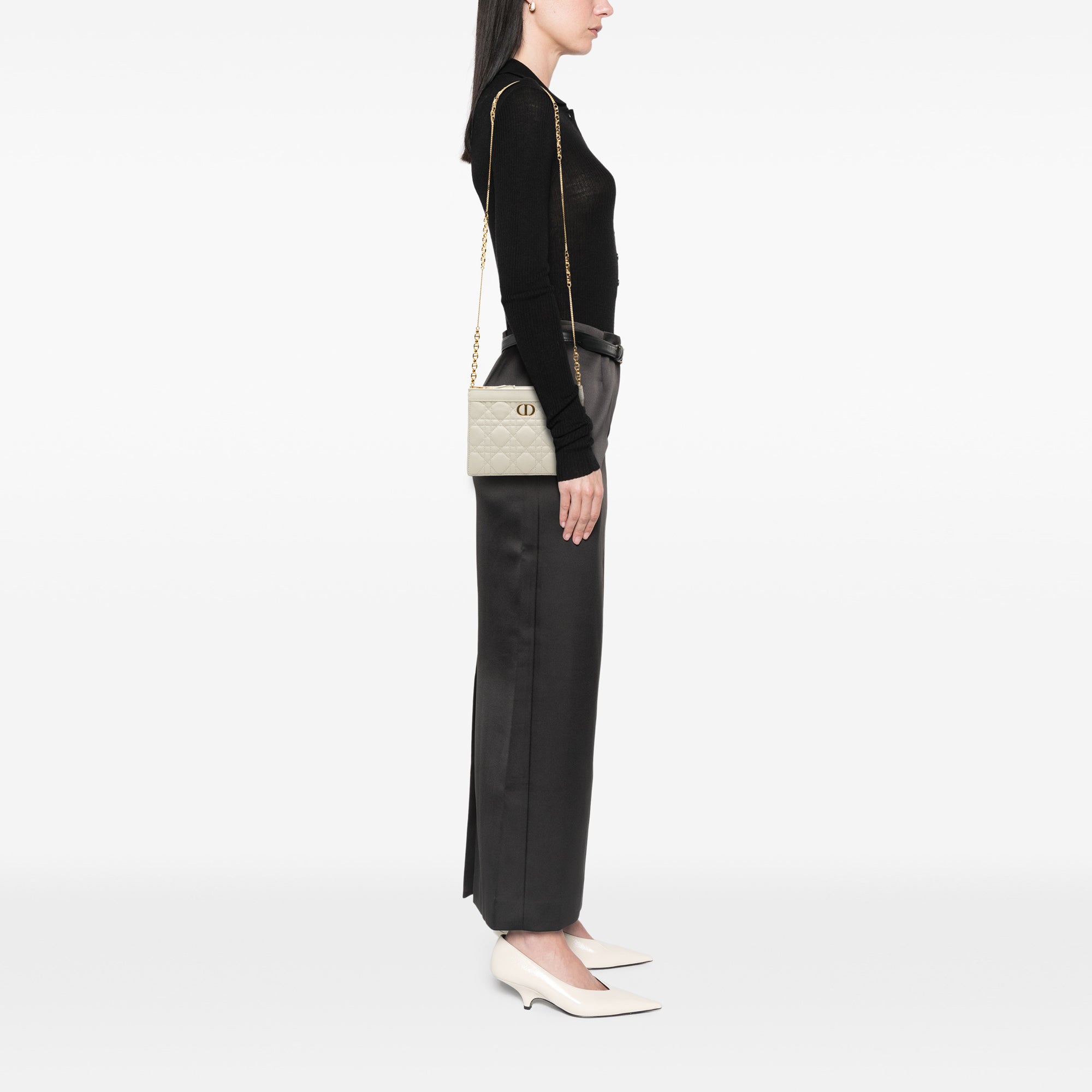 Supple Cannage Calfskin Caro Every Dior Pouch - Image 7