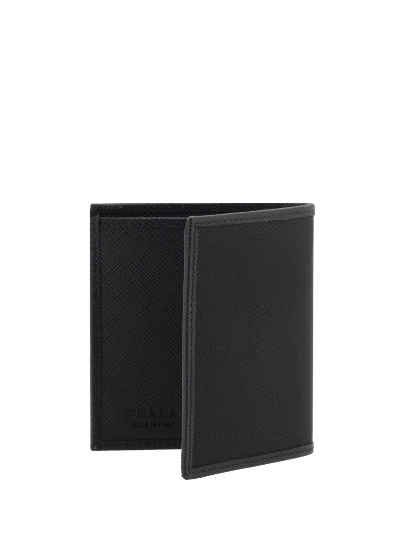 Prada Re-Nylon Bifold Wallet — Black