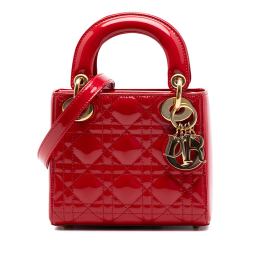Mini Patent Cannage Lady Dior - Image 1