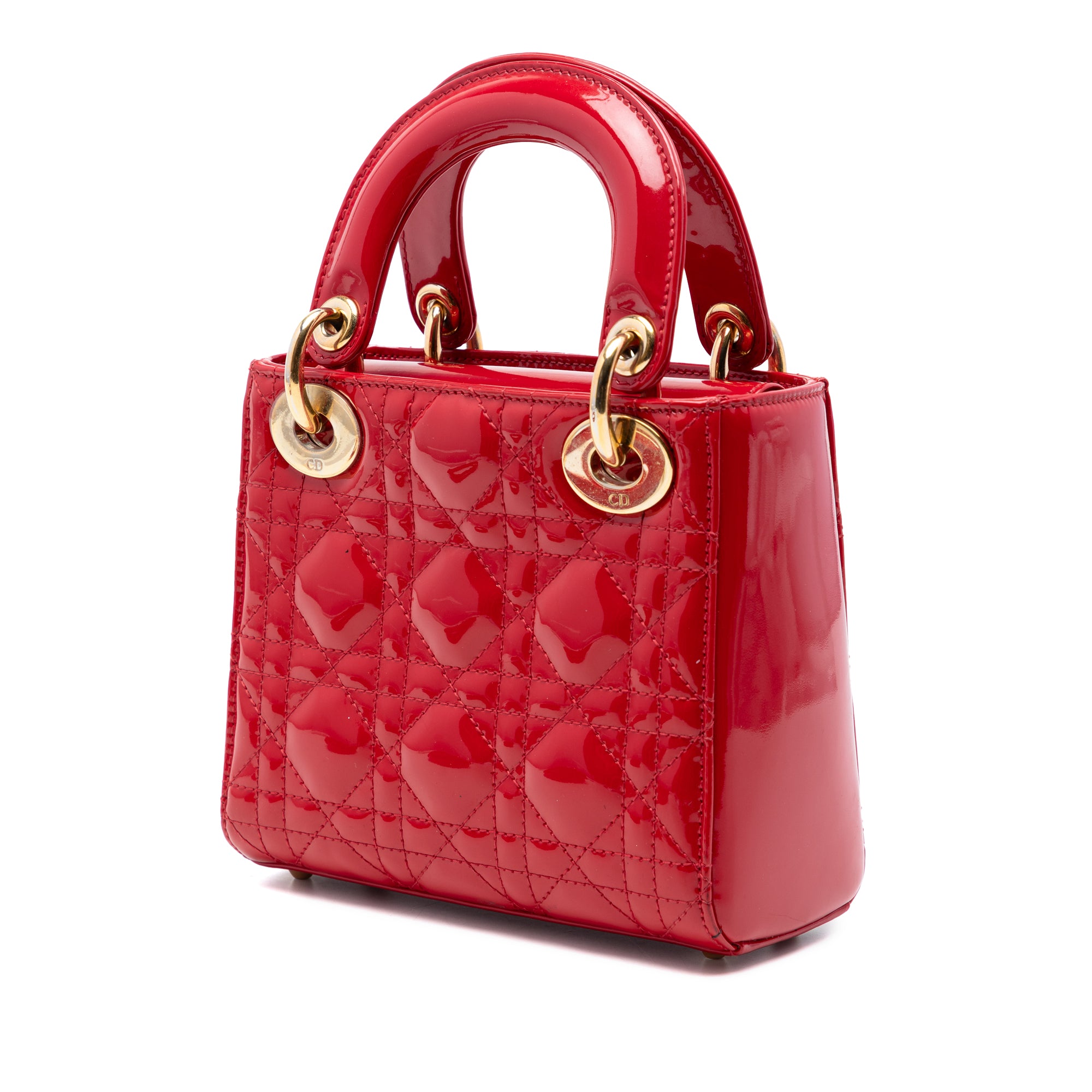 Mini Patent Cannage Lady Dior - Image 2