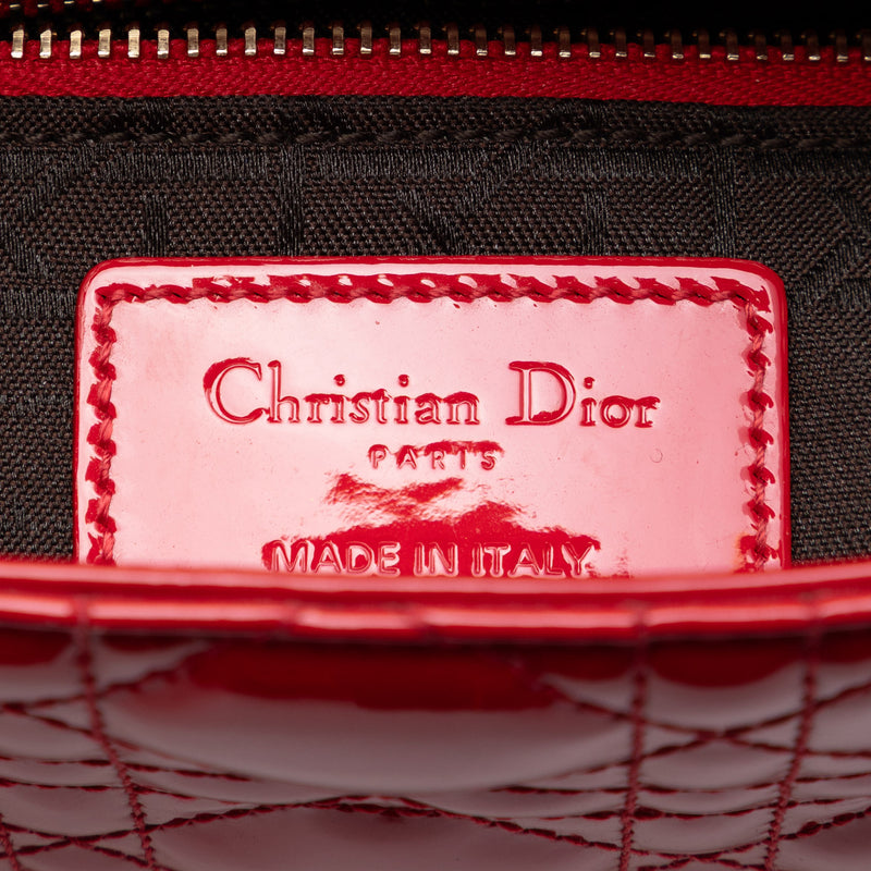 Mini Patent Cannage Lady Dior - Image 5