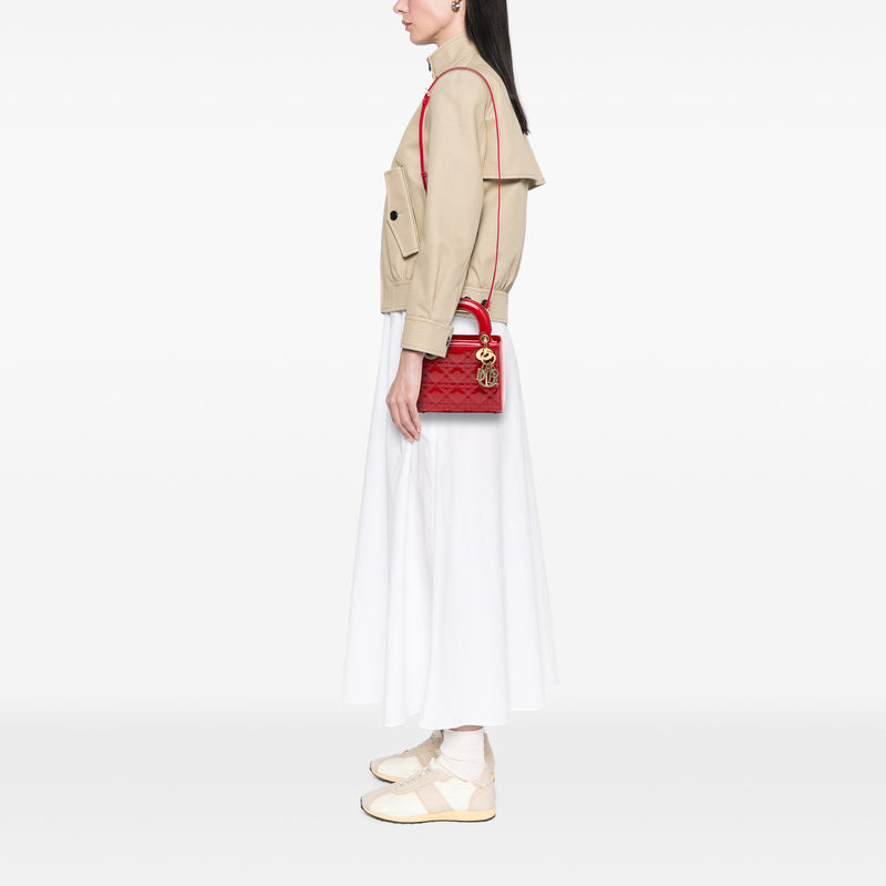 Mini Patent Cannage Lady Dior - Image 6