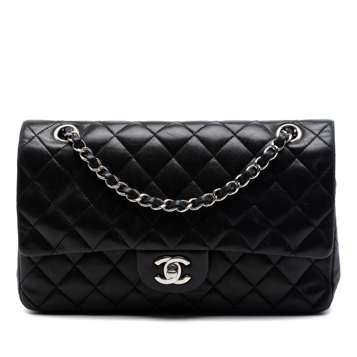 Medium Classic Lambskin Double Flap - Image 1