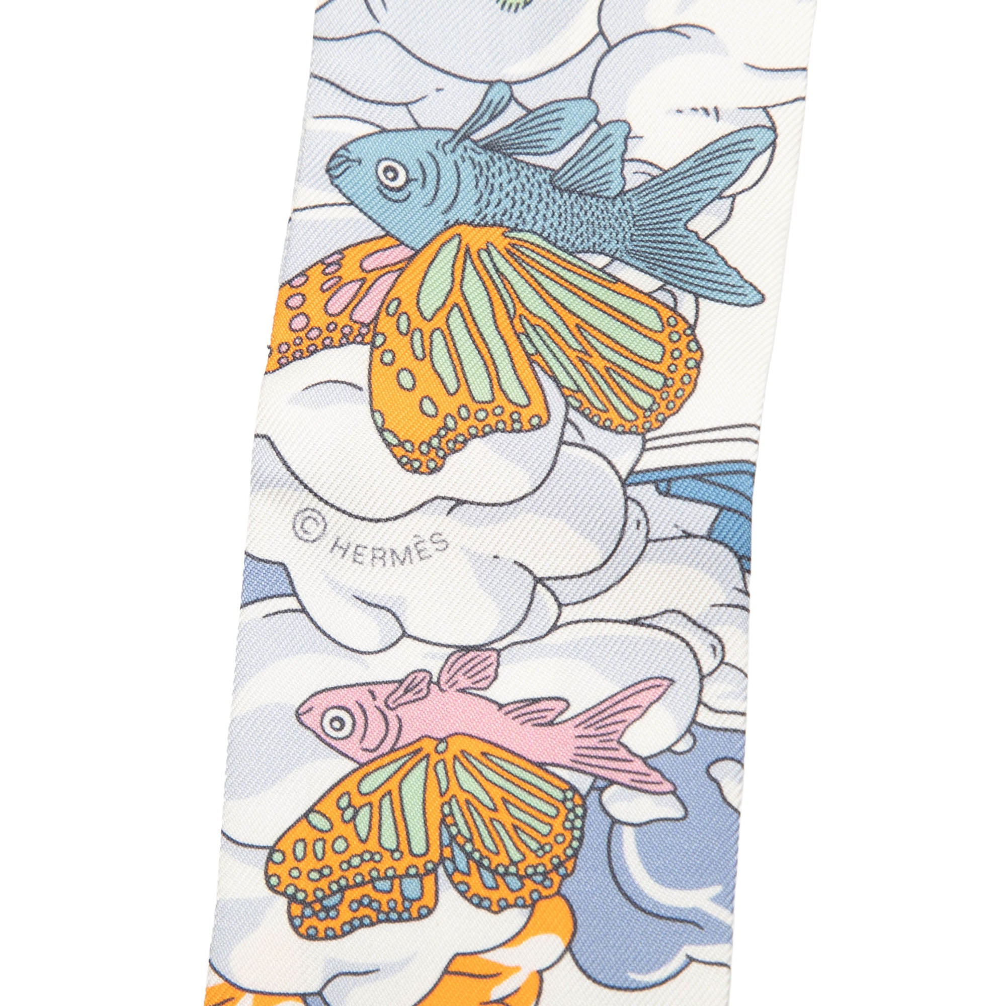 Sur Mon Nuage Silk Twilly Scarf - Image 5