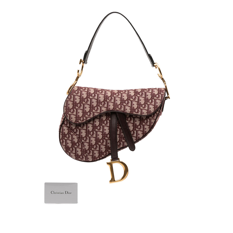 Oblique Canvas Saddle Bag - Image 11