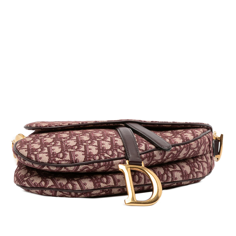 Oblique Canvas Saddle Bag - Image 3
