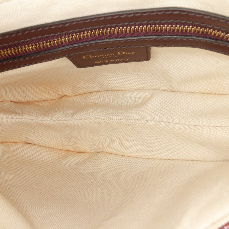 Oblique Canvas Saddle Bag - Image 4