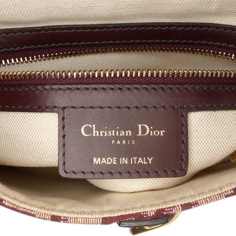 Oblique Canvas Saddle Bag - Image 5