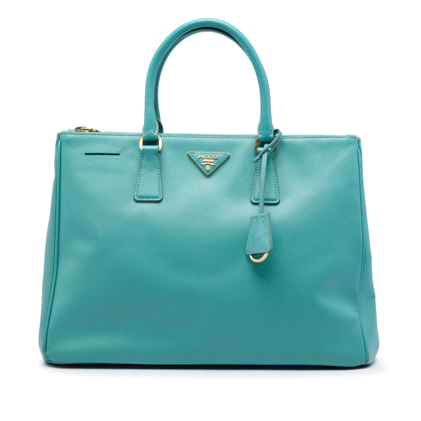 Large Saffiano Lux Galleria Double Zip Tote - Image 1
