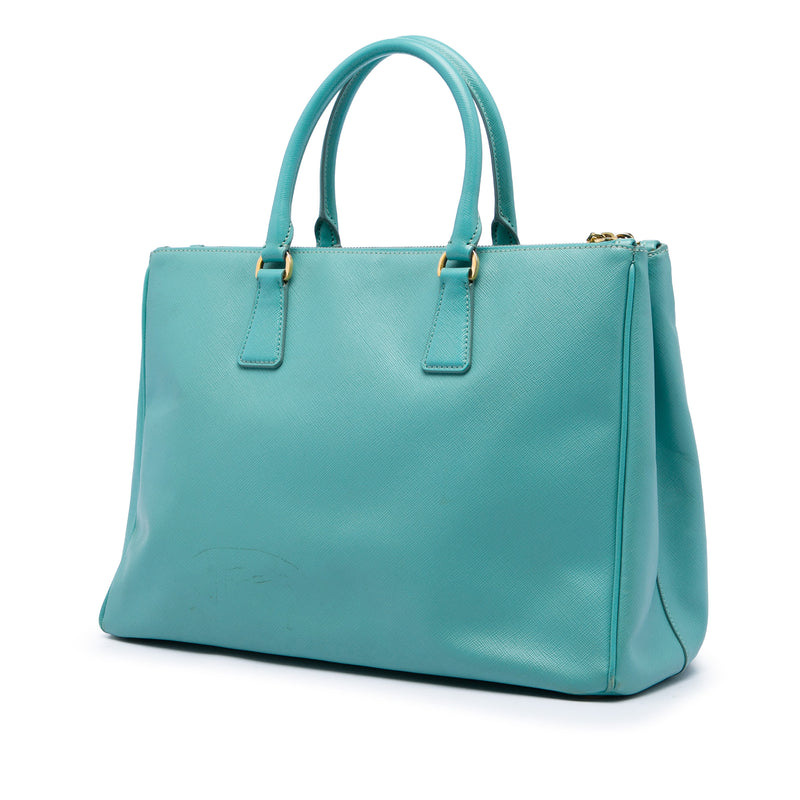 Large Saffiano Lux Galleria Double Zip Tote - Image 2