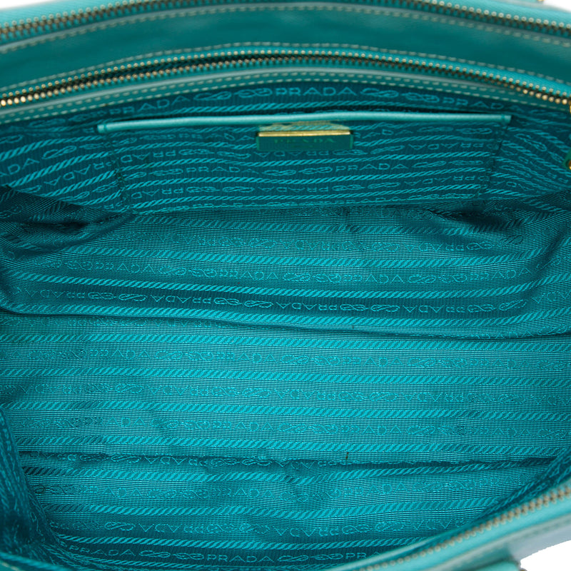 Large Saffiano Lux Galleria Double Zip Tote - Image 4
