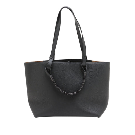 Small Grained Calfskin Anagram Tote - Image 1