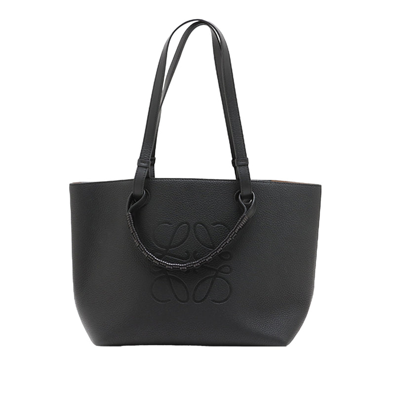 Small Grained Calfskin Anagram Tote - Image 2