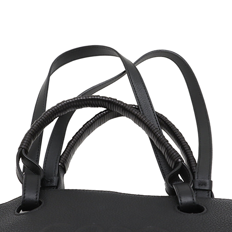 Small Grained Calfskin Anagram Tote - Image 9