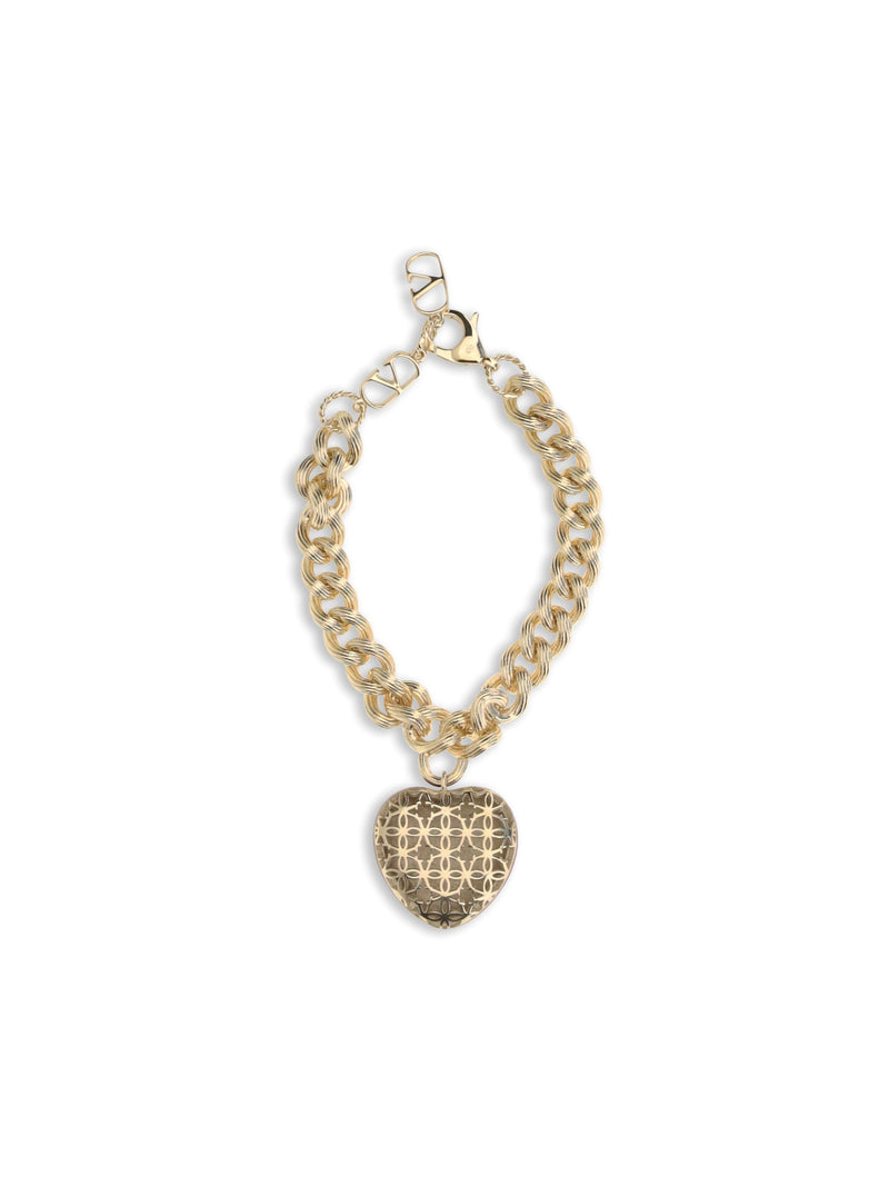 Valentino Garavani Coeur Royal Bracelet — Gold Brass Bracelets