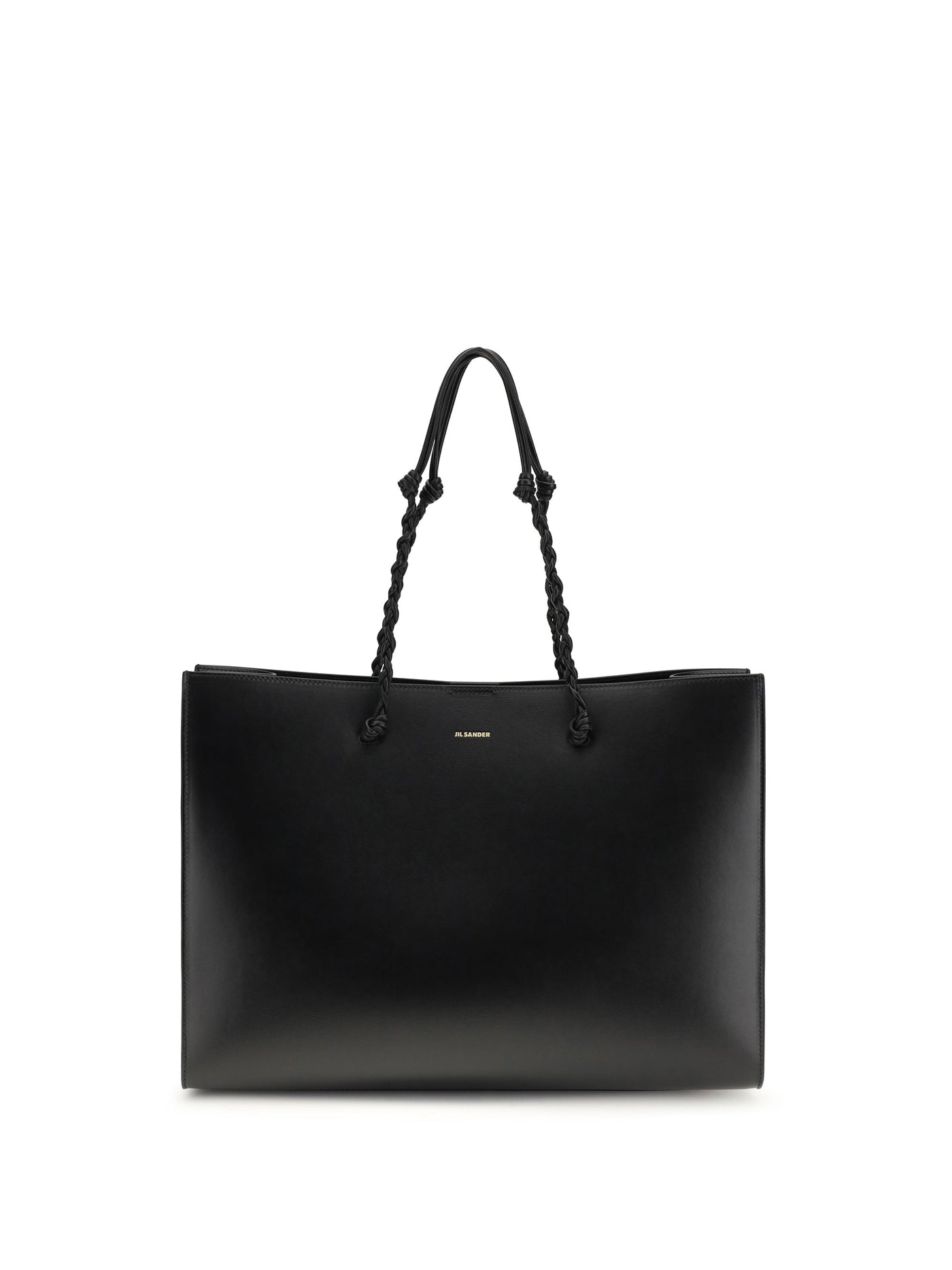 Jil Sander Tangle Tote Bag — Black Calf Leather Bos Taurus