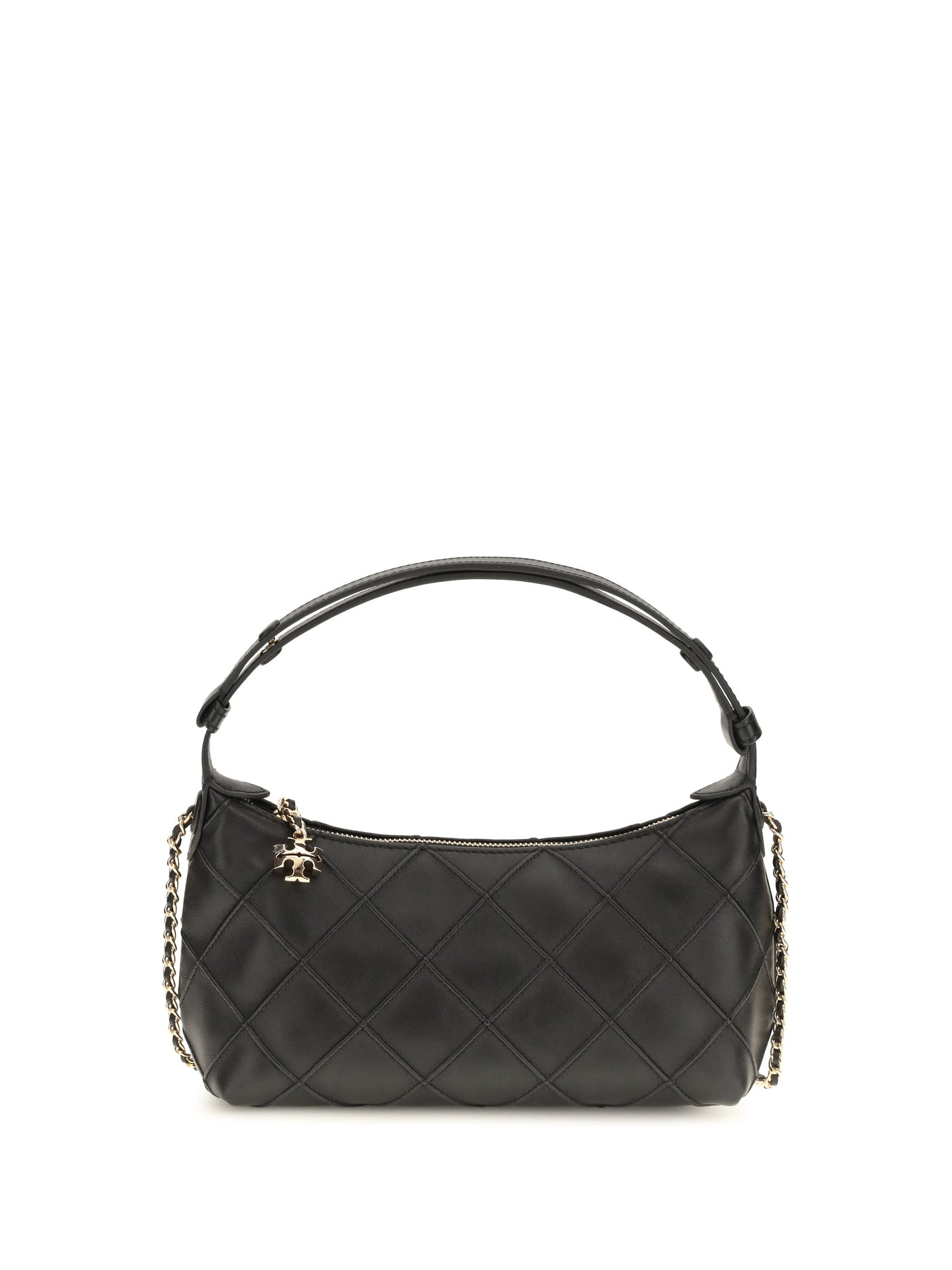 Tory Burch Shoulder Bag — Black Calf Leather (bos Taurus)